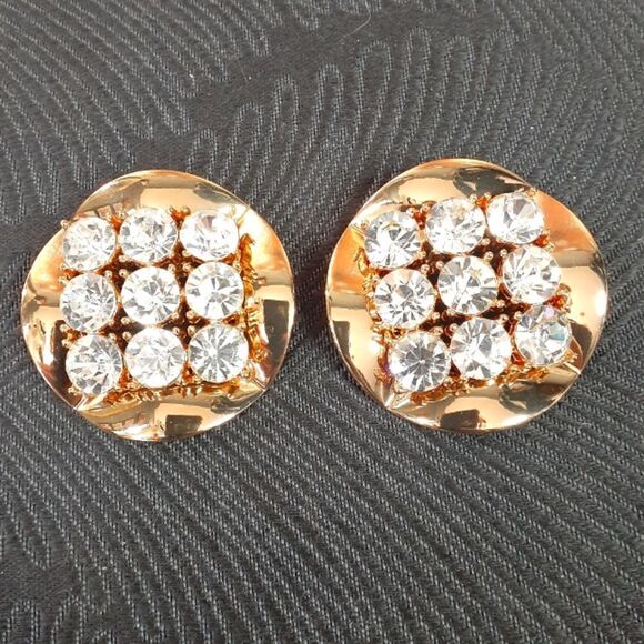 NWOT Zara Limited Edition Goldtone Statement Earrings - Picture 1 of 10